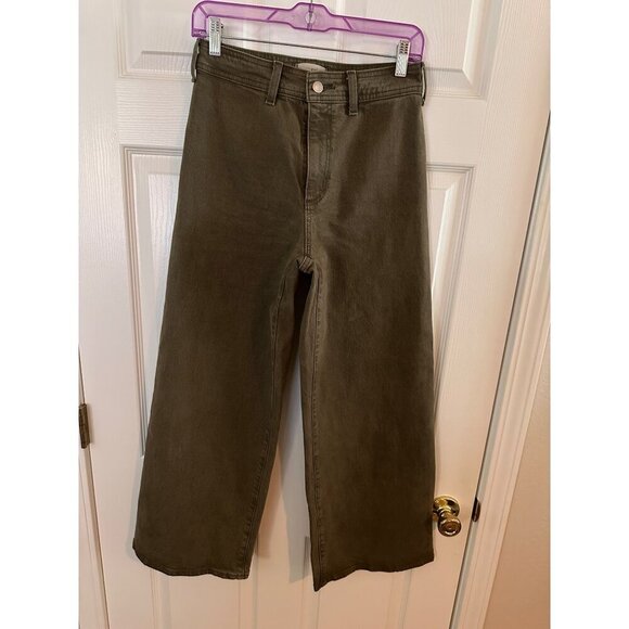 Universal thread green sailor wide leg high waist jeans - Picture 1 of 6